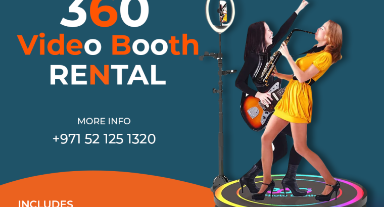 360 Video booth for your upcoming events