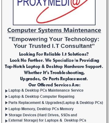 I.T Consultant, I.T Services, Computer & Laptop Repair