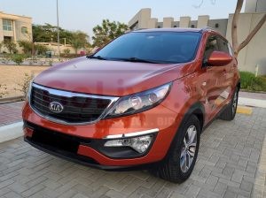 KIA SPORTAGE 2015 , GCC MID OPTION , AGENCY MAINTAINED , ACCIDENT FREE