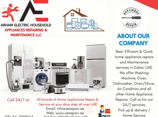 Home Appliances Repair, Washing machine repair in Dubai