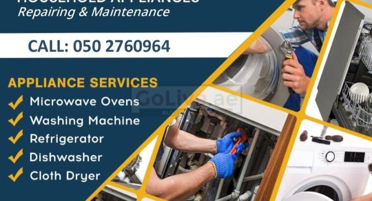 Home Appliances Repair, Washing machine repair in Dubai