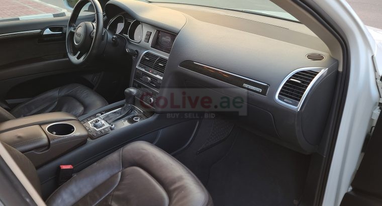 AUDI Q7 2014 , V6 SUPERCHARGED , GCC , S-LINE FOR SALE