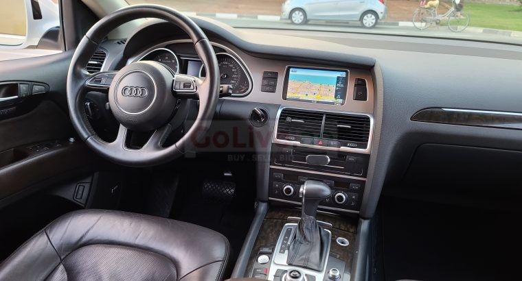AUDI Q7 2014 , V6 SUPERCHARGED , GCC , S-LINE FOR SALE