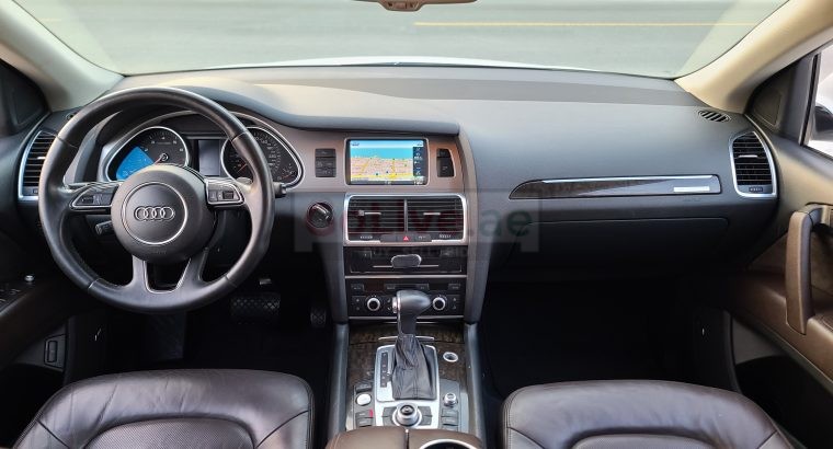 AUDI Q7 2014 , V6 SUPERCHARGED , GCC , S-LINE FOR SALE