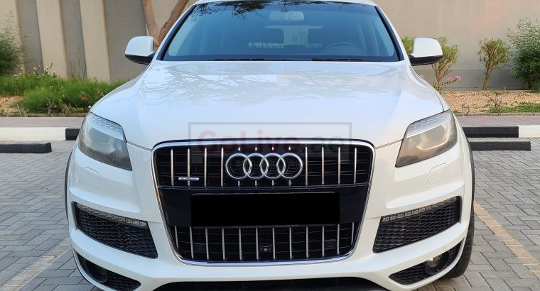 AUDI Q7 2014 , V6 SUPERCHARGED , GCC , S-LINE FOR SALE