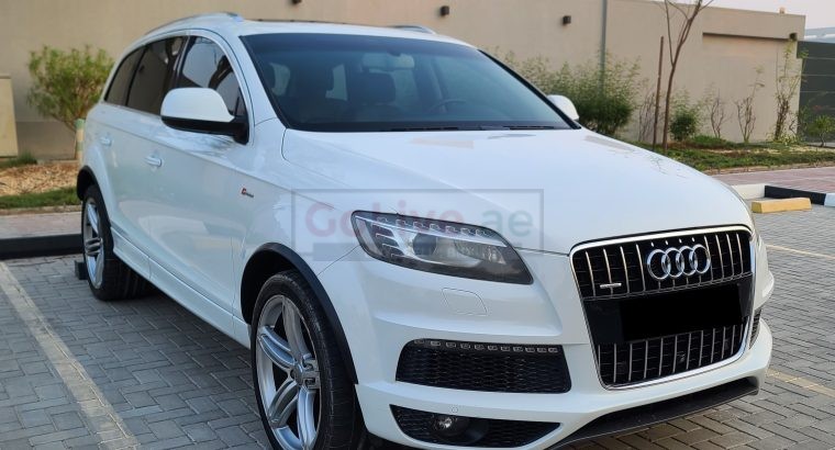 AUDI Q7 2014 , V6 SUPERCHARGED , GCC , S-LINE FOR SALE