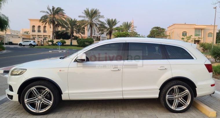 AUDI Q7 2014 , V6 SUPERCHARGED , GCC , S-LINE FOR SALE