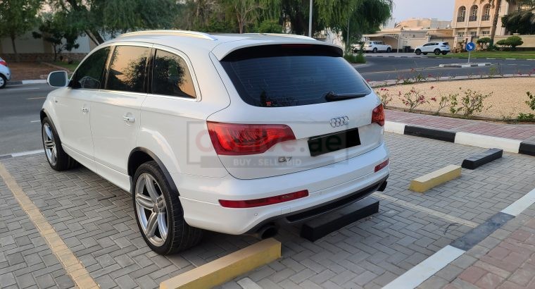 AUDI Q7 2014 , V6 SUPERCHARGED , GCC , S-LINE FOR SALE