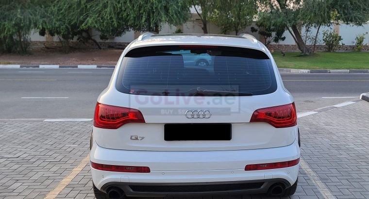AUDI Q7 2014 , V6 SUPERCHARGED , GCC , S-LINE FOR SALE