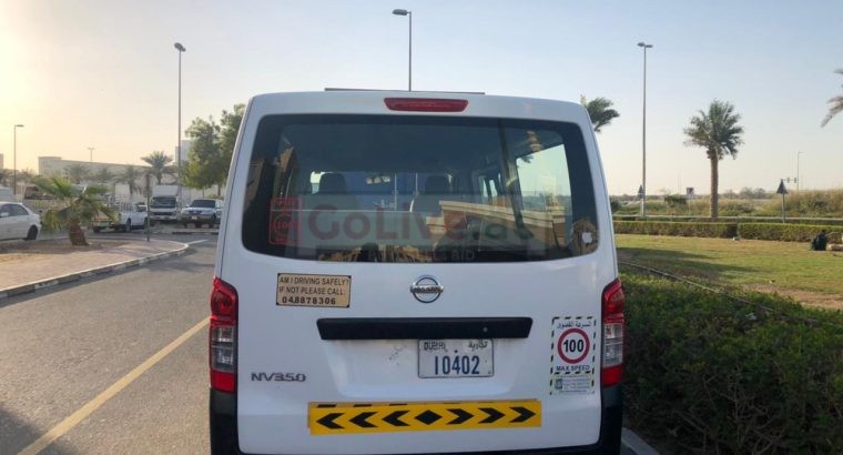NISSAN URVAN VAN 2015, 15 SEATER FOR SALE