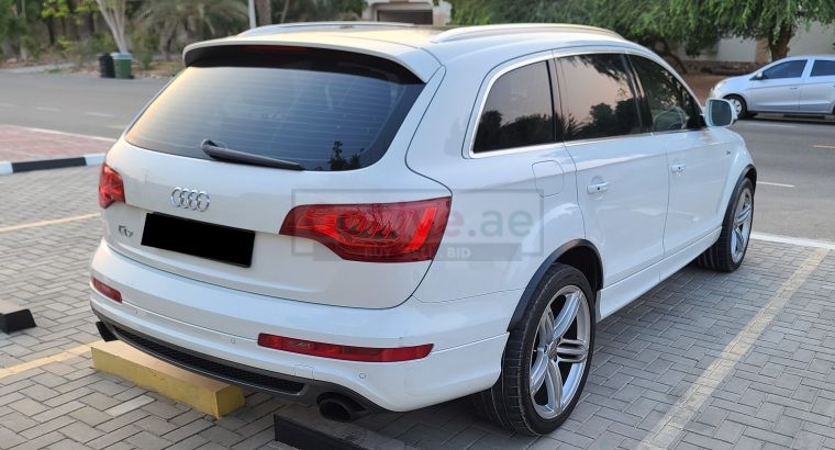 AUDI Q7 2014 , V6 SUPERCHARGED , GCC , S-LINE FOR SALE