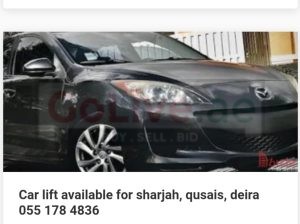 Car lift service available from sharjah to al qusais and deira 055 178 4836