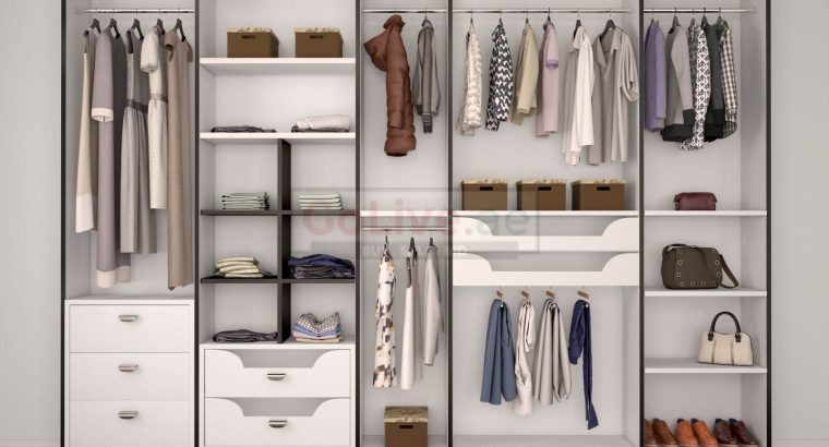 Buy Wardrobe Online in UAE | Custom Design | 30% off