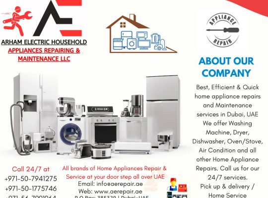 washing machine & all home appliances repairing