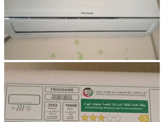 Frigidaire Split Air Conditioner 1.5 Ton