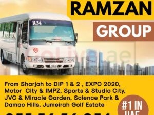 Sharjah to DIP Motor city IMPZ JVC