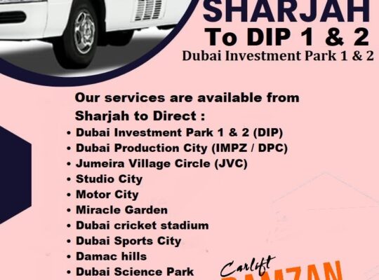 SHARJAH TO DIP Motor city
