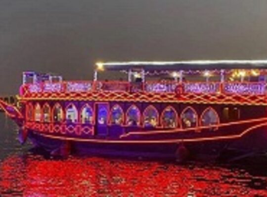 Dhow Cruise Deira Sunset Dinner in Just 55AED/Pax