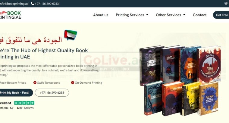Book Printing Services in UAE