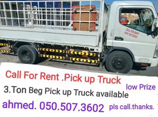 Movers shifting Pick up Truck.low Prize
