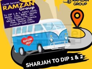 Sharjah to DIP Pick & Drop Services
