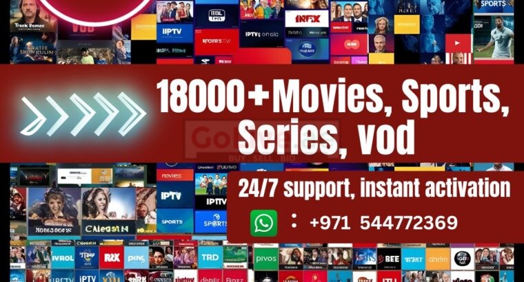 Best Iptv service in Uae 4k iptv subscription available