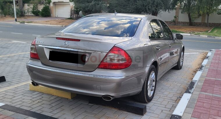 MERCEDES BENZ E280, 2008, FULLY LOADED, GCC SPECS FOR SALE