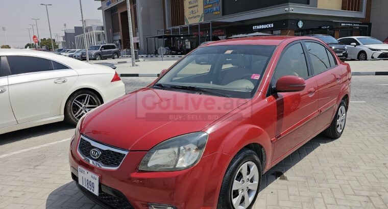 KIA RIO 2012, GCC, 157000 KMS, NEW TYRES, SINGLE ONWER CAR FOR SALE
