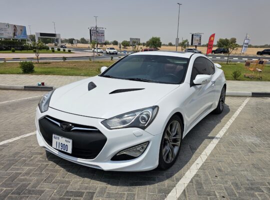 HYUNDAI COUPE GENESIS 3.8L, GCC SPECS, FULL OPTION FOR SALE