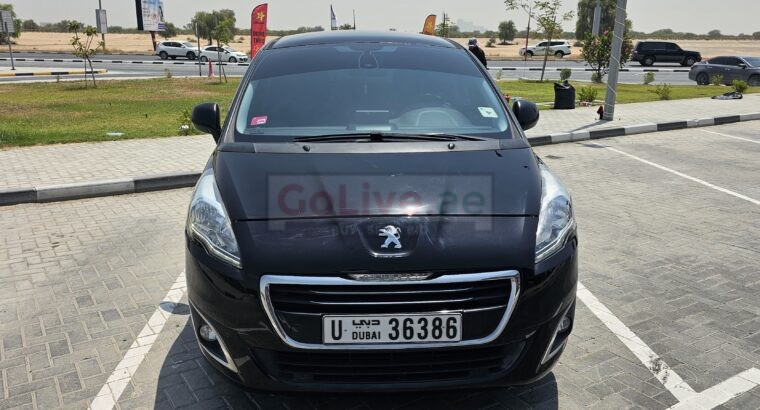 Peugeot 5008, 2016, Gcc Specs, Agency Service, Single owner car for sale