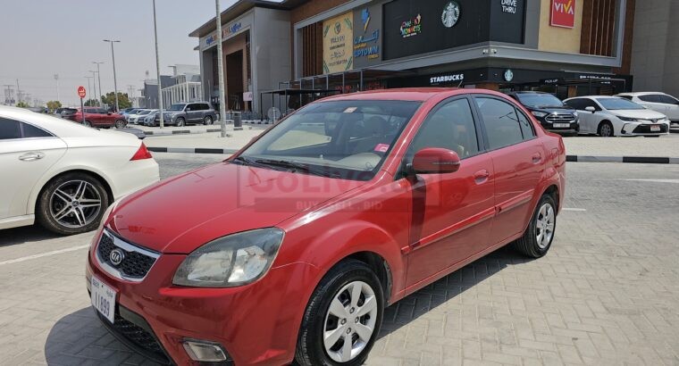 KIA RIO 2012, GCC, 157000 KMS, NEW TYRES, SINGLE ONWER CAR FOR SALE
