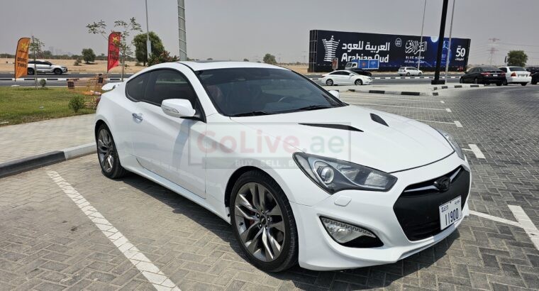 HYUNDAI COUPE GENESIS 3.8L, GCC SPECS, FULL OPTION FOR SALE