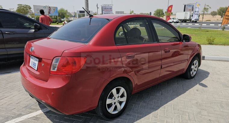 KIA RIO 2012, GCC, 157000 KMS, NEW TYRES, SINGLE ONWER CAR FOR SALE