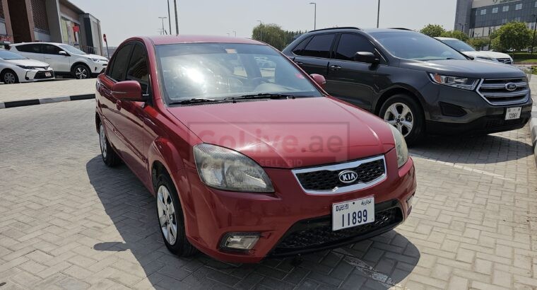 KIA RIO 2012, GCC, 157000 KMS, NEW TYRES, SINGLE ONWER CAR FOR SALE