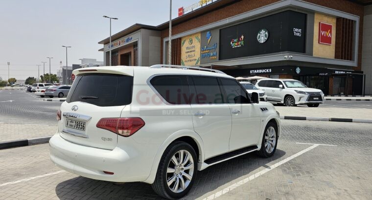 Infiniti Qx80, Gcc Specs, Top of Range, Single Onwer Car for sale