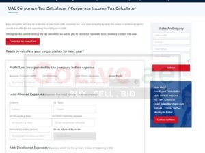 how corporate tax is calculated