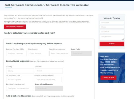 how corporate tax is calculated