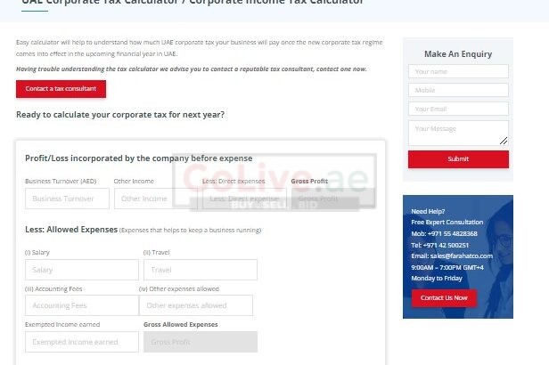 how corporate tax is calculated