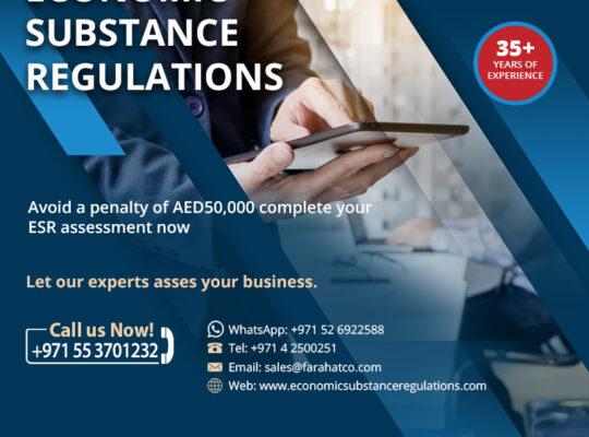 Economic Substance Regulations services in UAE