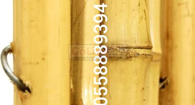 Thicker bamboo fence