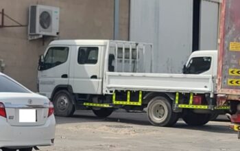 MITSUBISHI CANTER DOUBLE CABIN PICKUP BUYER IN AJMAN INDUSTRIAL ( USED COMMERCIAL VEHICLE BUYER IN AJMAN INDUSTRIAL )