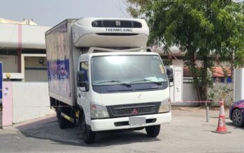 MITSUBISHI CANTER FREEZER PICKUP BUYER IN AJMAN INDUSTRIAL ( USED COMMERCIAL VEHICLE BUYER IN AJMAN INDUSTRIAL )