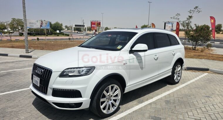 AUDI Q7 2013, EXCLUSIVE S-LINE, QUATTRO, SUPERCHARGER FOR SALE