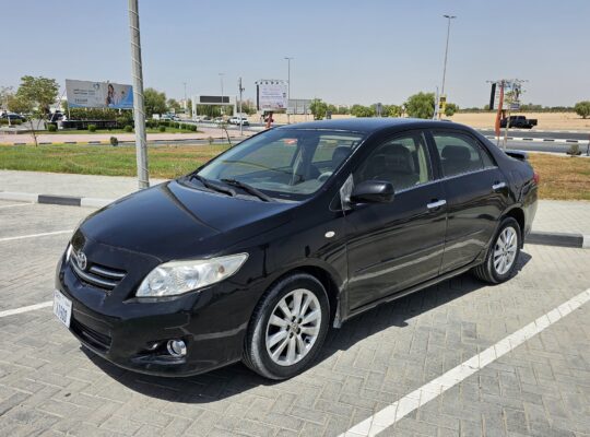 TOYOTA COROLLA 2008, AUTOMATIC GEAR, GCC SPECS FOR SALE