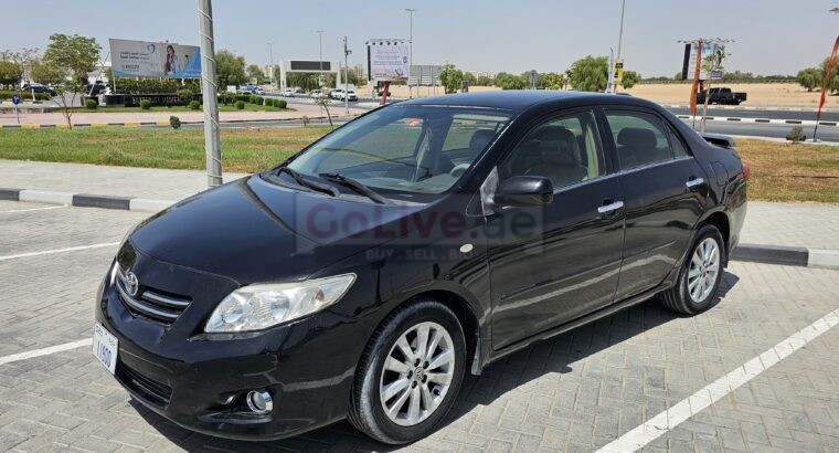 TOYOTA COROLLA 2008, AUTOMATIC GEAR, GCC SPECS FOR SALE
