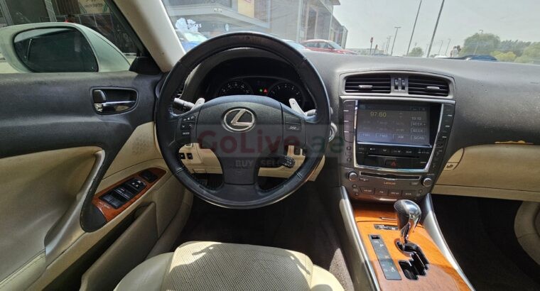 LEXUS IS 250, 2009, CANADIAN SPECS, TOP OF THE LINE FOR SALE