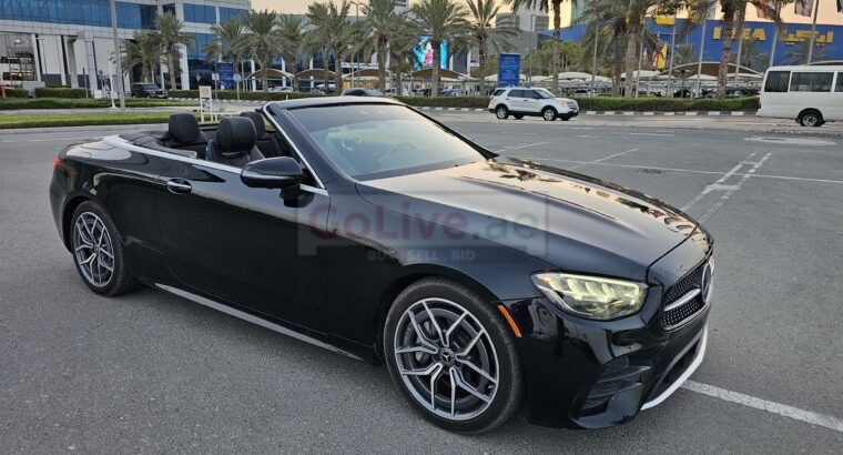 MERCEDES E450, 2023, US SPECS, CONVERTIBLE CAR FOR SALE