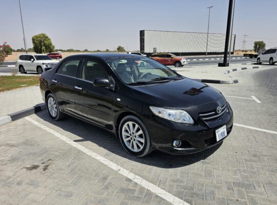 TOYOTA COROLLA 2008, AUTOMATIC GEAR, GCC SPECS FOR SALE