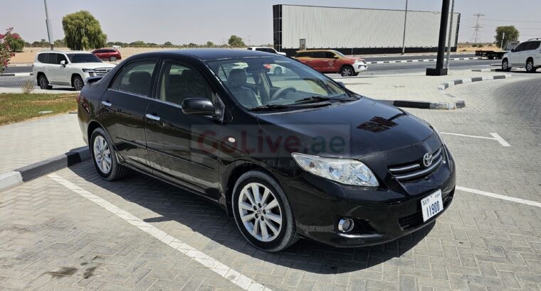 TOYOTA COROLLA 2008, AUTOMATIC GEAR, GCC SPECS FOR SALE