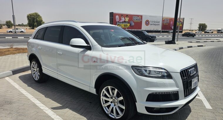 AUDI Q7 2013, EXCLUSIVE S-LINE, QUATTRO, SUPERCHARGER FOR SALE